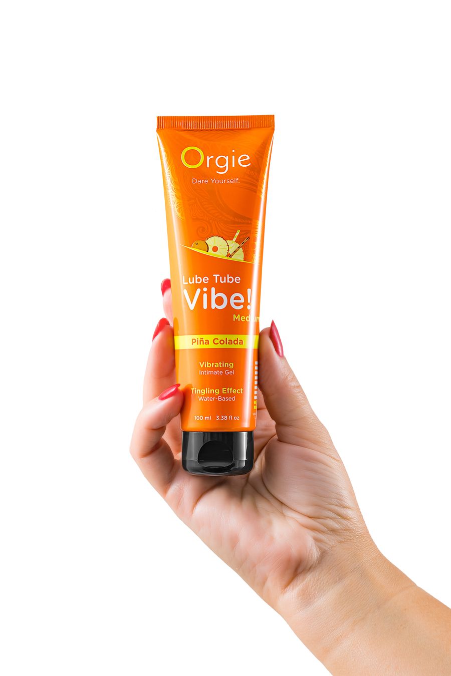 Лубрикант ORGIE Vibe! Pina Colada с вибрацией (medium), на водной основе, 100 мл.