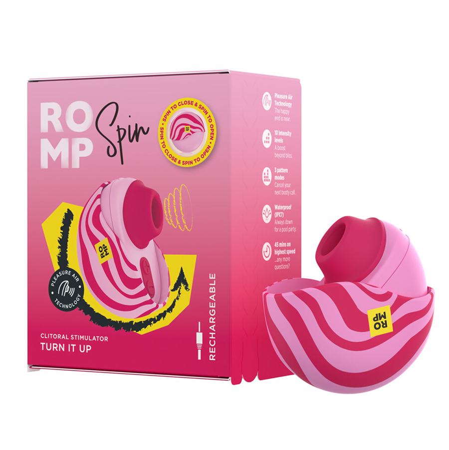 Вакуум-волновой бесконтактный стимулятор клитора Romp Spin