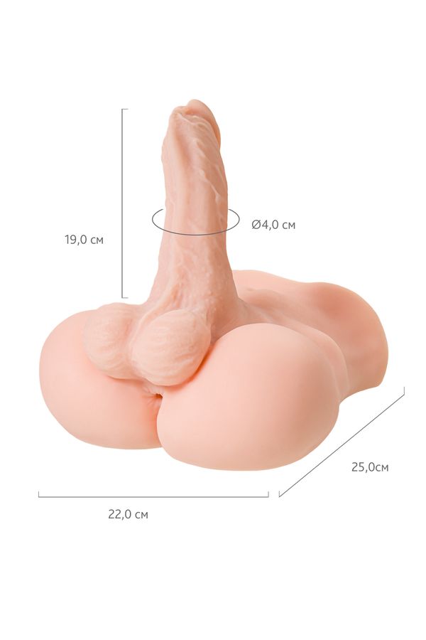 Мастурбатор с фаллосом Juicy Pussy Manuel