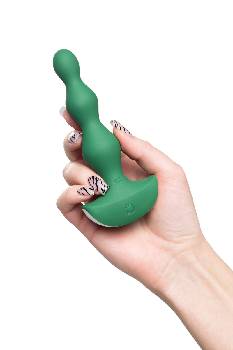 Анальная виброелочка Satisfyer Lolli-Plug 2, зеленая