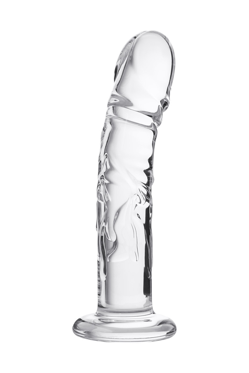Фаллоимитатор Sexus Glass (стекло), прозрачный, 19.5 см.