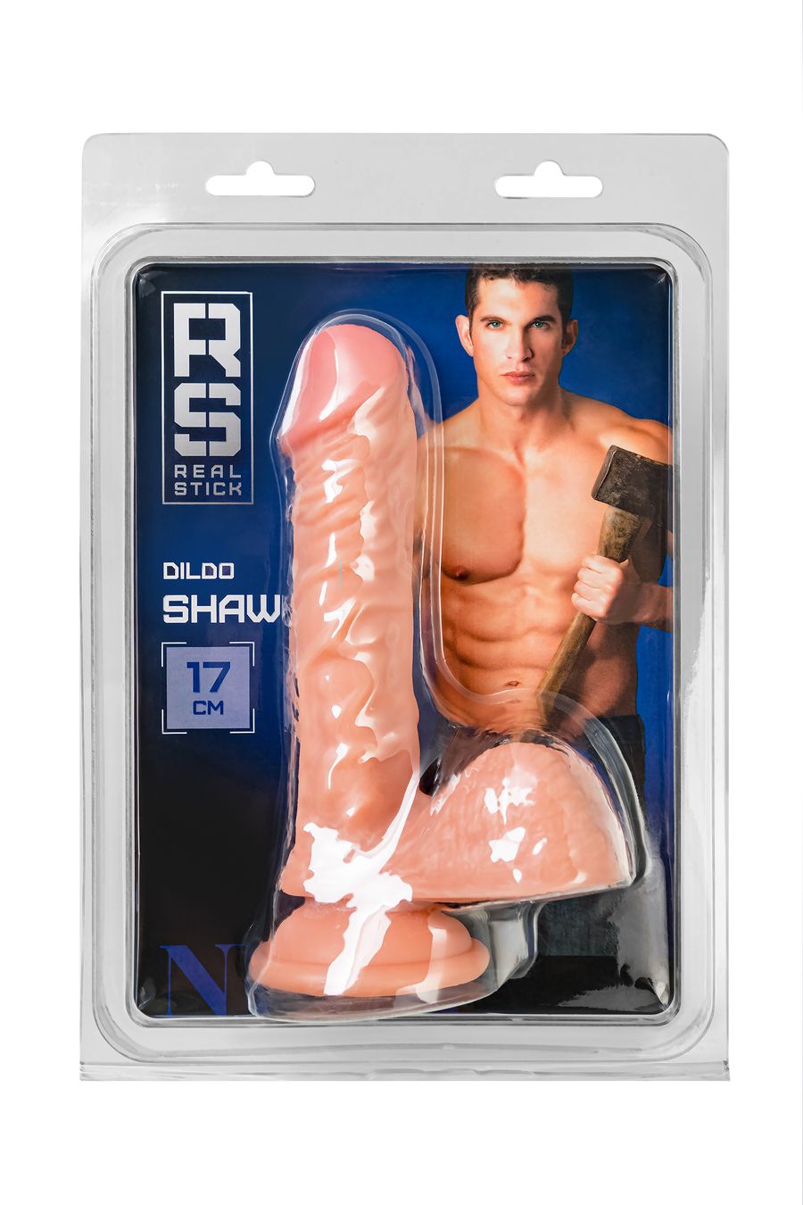 Фаллоимитатор RealStick Nude Shaw, 17 см.
