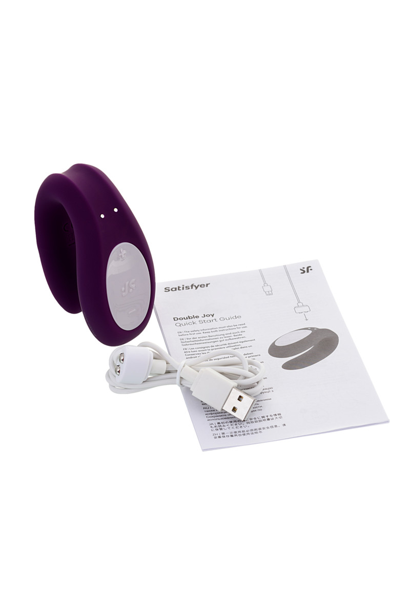 Парный вибратор Satisfyer Partner Double Joy, фиолетовый