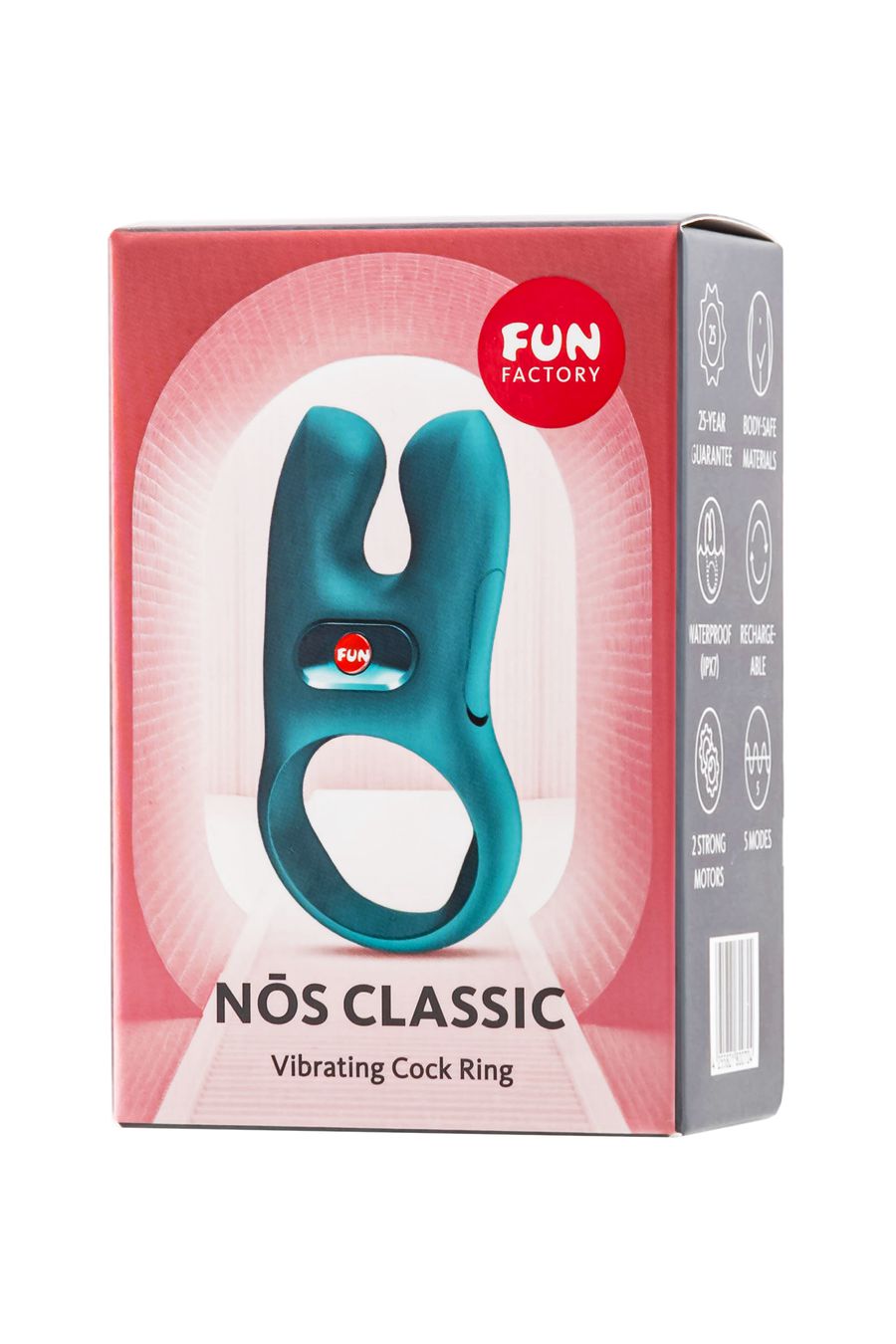 Эрекционное виброкольцо Fun Factory Nōs Classic, зелёное
