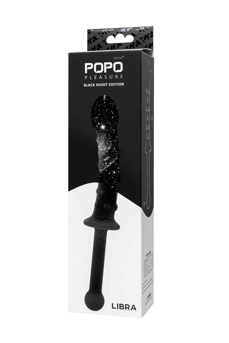 Фаллоимитатор TOYFA POPO Pleasure, черный