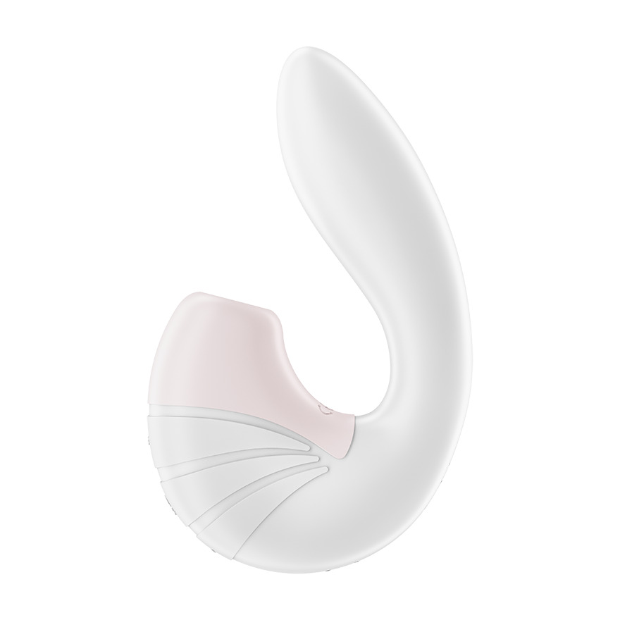 Вибратор Satisfyer Supernova, с вакуум-волновым стимулятором, белый