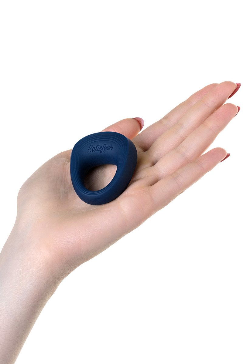 Эрекционное кольцо Satisfyer Power Ring, синее, 5.5