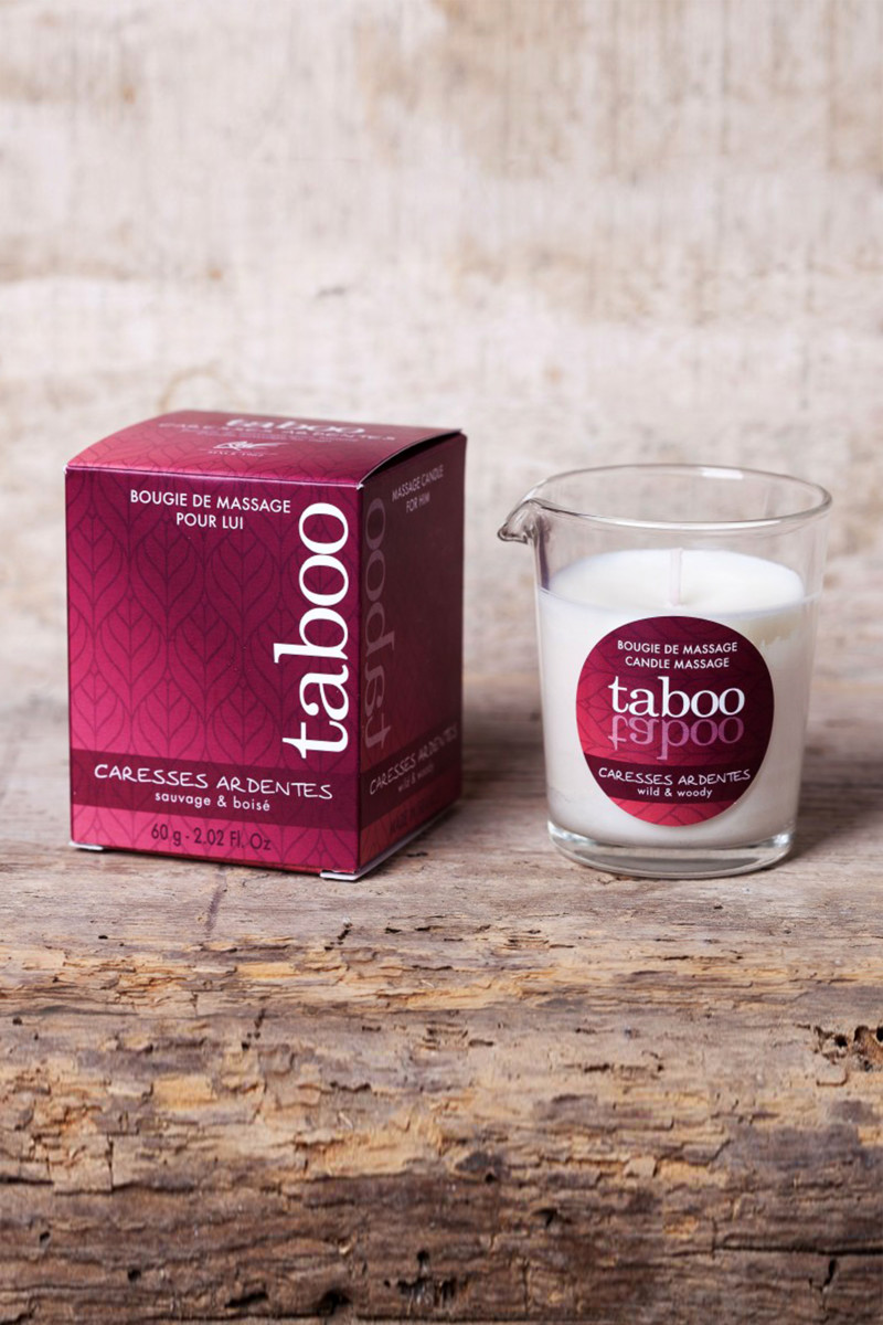 Массажное аромамасло с афродизиаками RUF Taboo, пламенные ласки, 150гр.