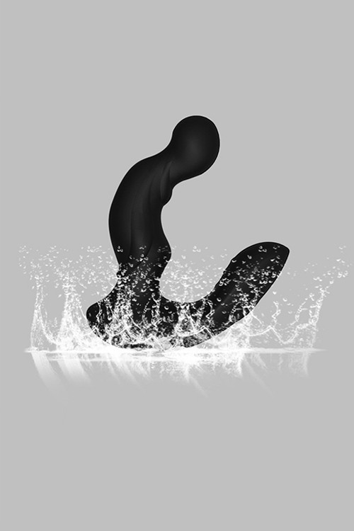 Стимулятор простаты Levett Nero, с пультом ДУ, чёрный