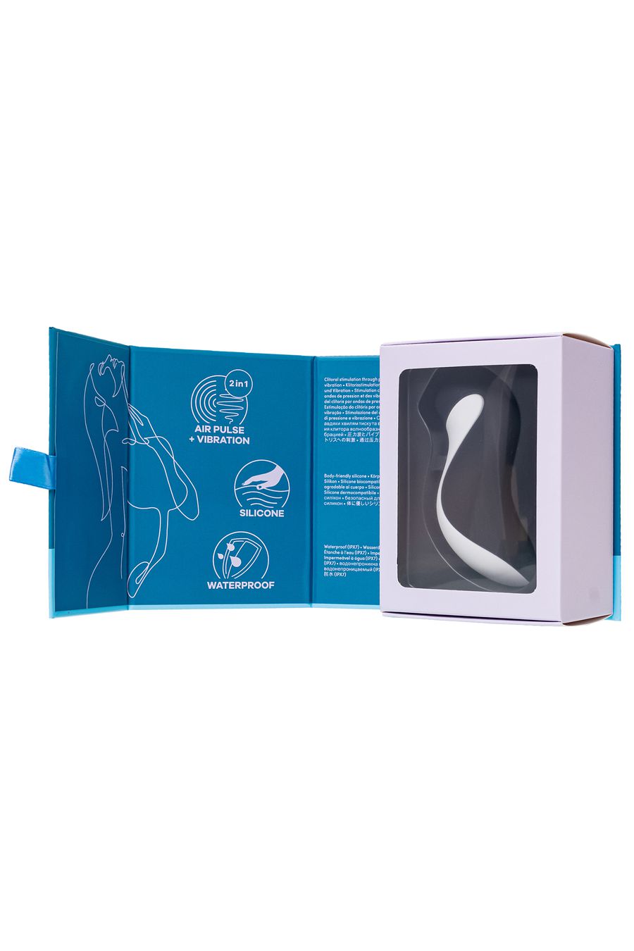 Вакуум-волновой стимулятор клитора Satisfyer Orca, черный