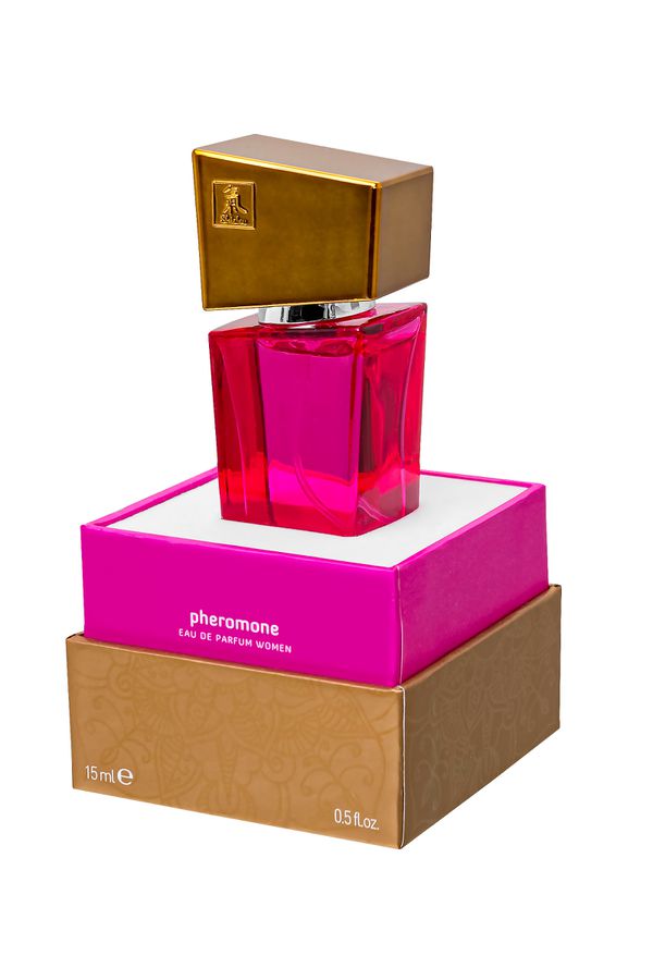 Духи с феромонами SHIATSU Pheromon fragrance woman pink, женские, 15 мл.