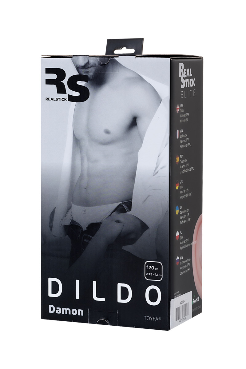 Фаллоимитатор RealStick Elite Damon, 20 см.