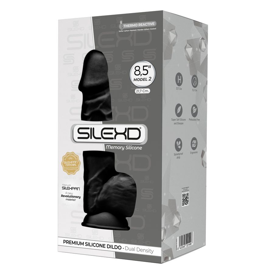 Фаллоимитатор SILEXD 21.7, черный