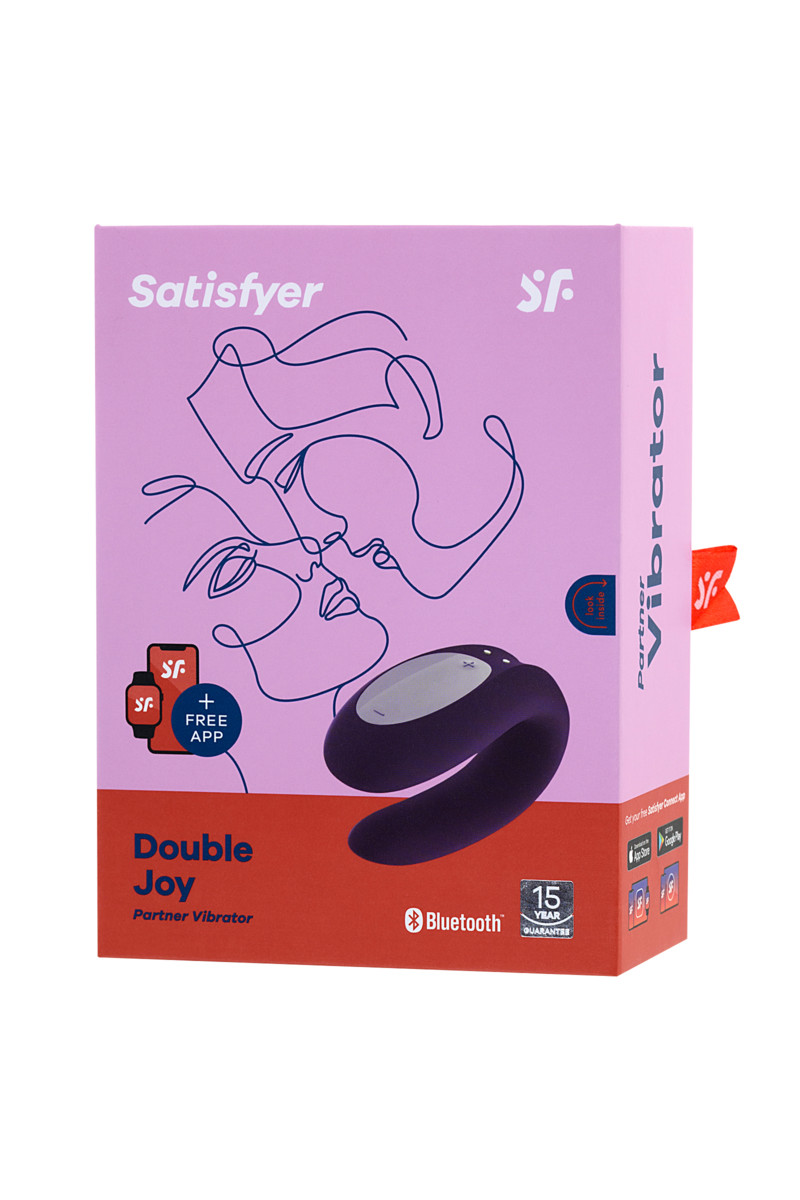 Парный вибратор Satisfyer Partner Double Joy, фиолетовый