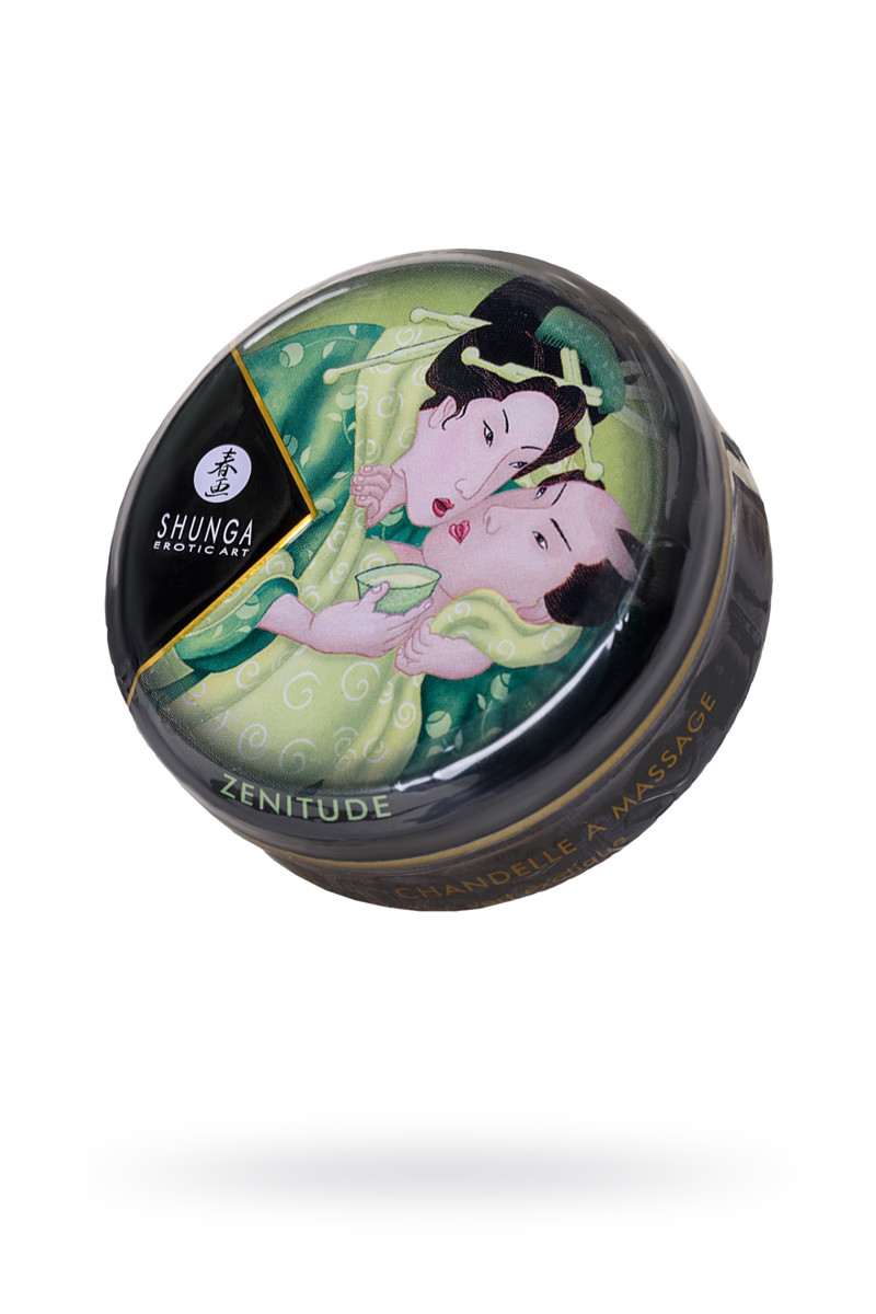 Массажное аромамасло Shunga Zenitude (зелёный чай), 30 мл.