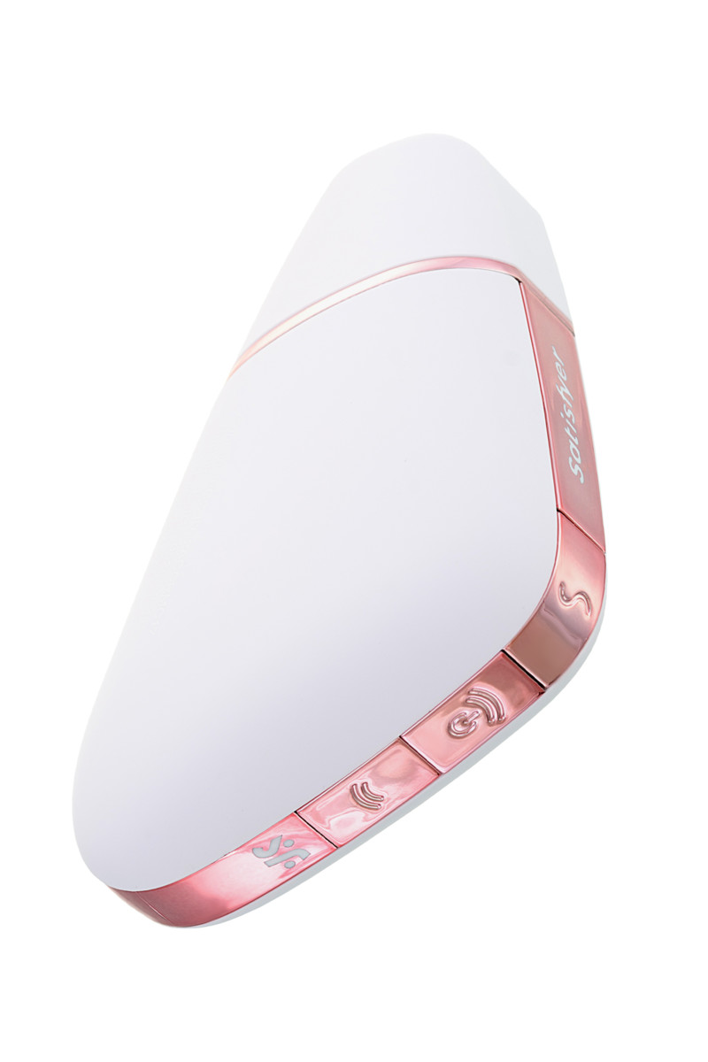 Вакуум-волновой бесконтактный стимулятор клитора Satisfyer Love Triangle, Белый