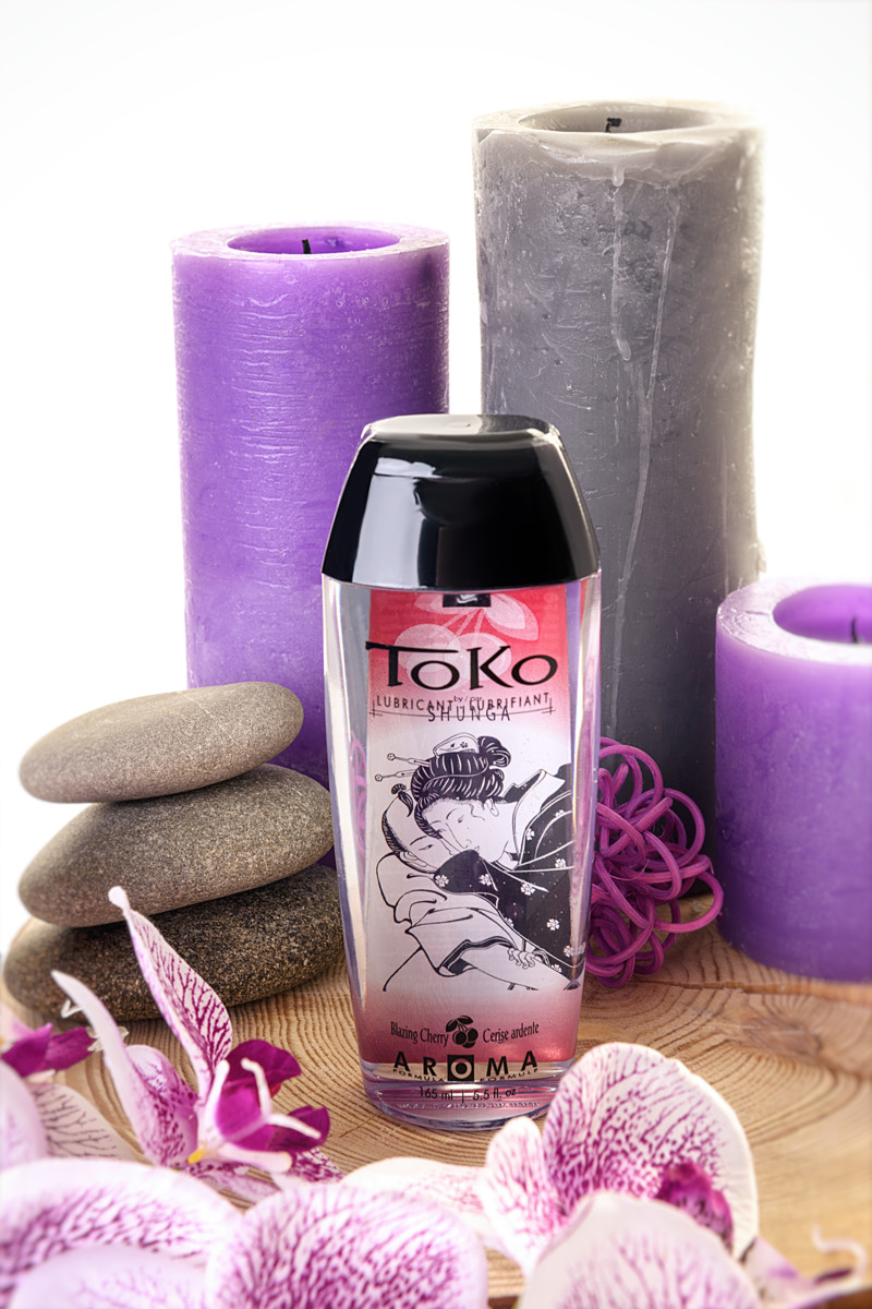 Лубрикант Shunga Toko Aroma на водной основе, вишня, 165 мл.