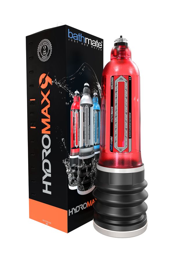 Гидропомпа Bathmate HYDROMAX9, красная, 32.5 см.