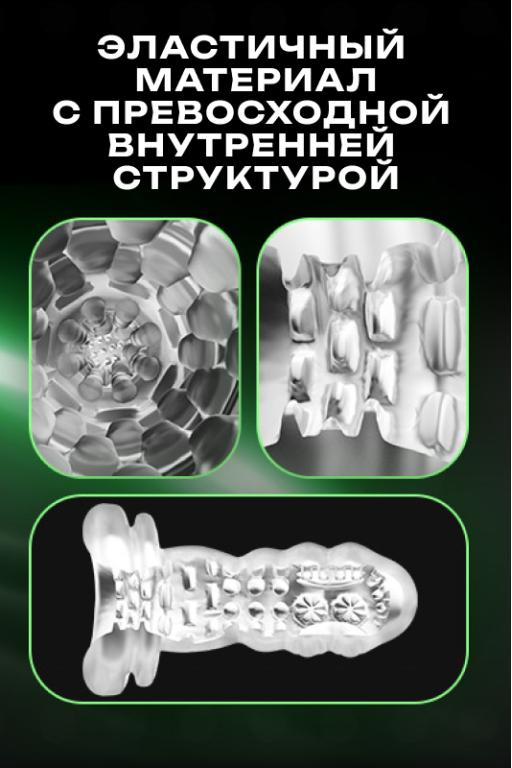 Инновационный мастурбатор Warrior с пенетрацией и массажем