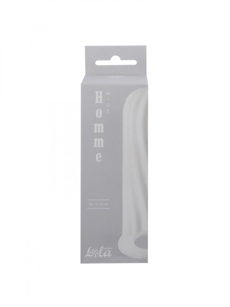 Фаллоудлинитель Homme Wide White для 11-15 см