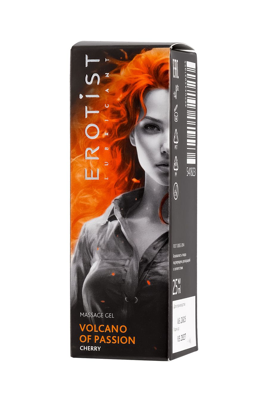 Жидкий вибратор Erotist VOLCANO OF PASSION: CHERRY (вишня), 25 мл.