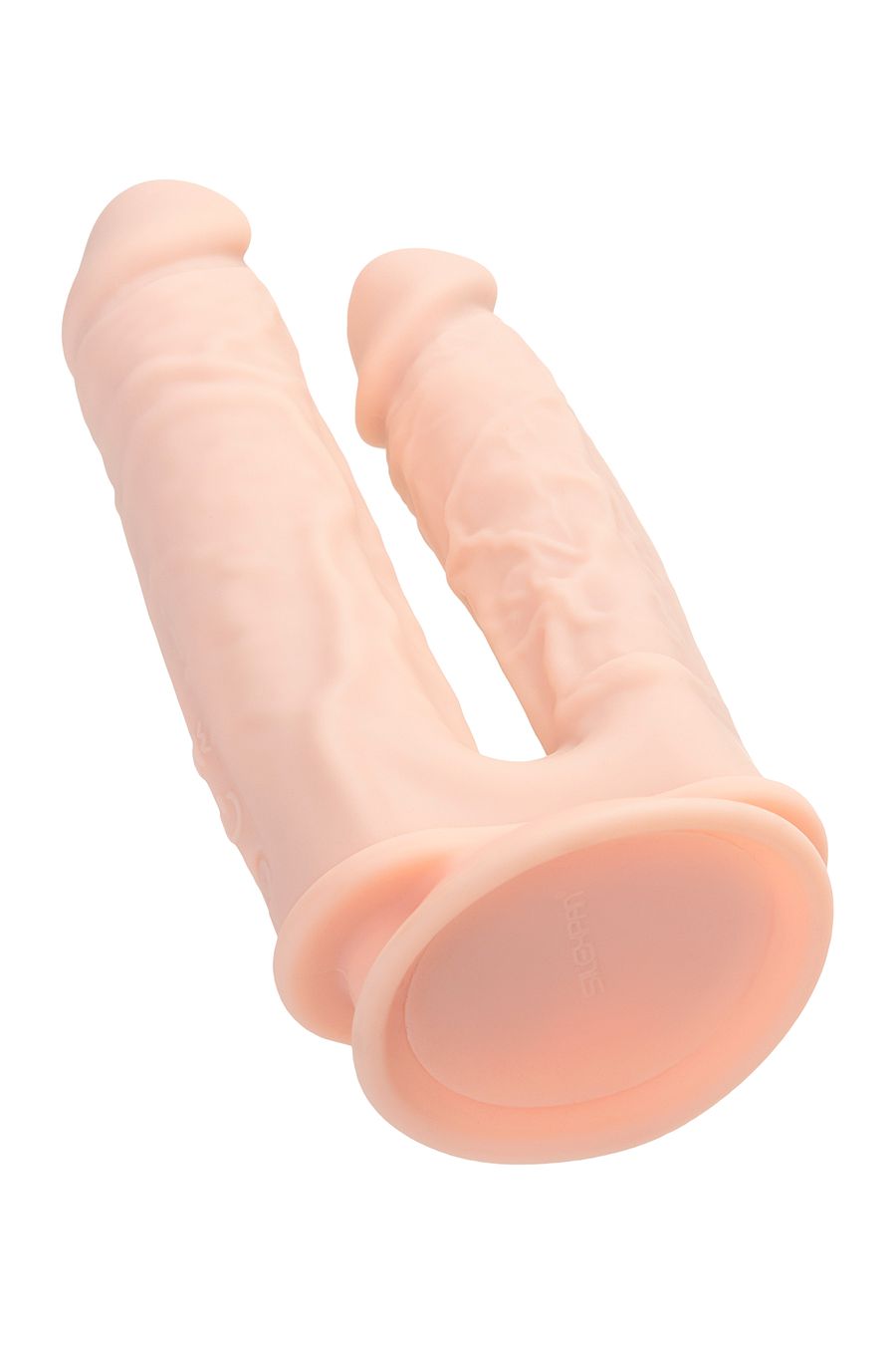 Вибратор RealStick Silicone Jason M, сайлекспан, двойной, 18.5 см.