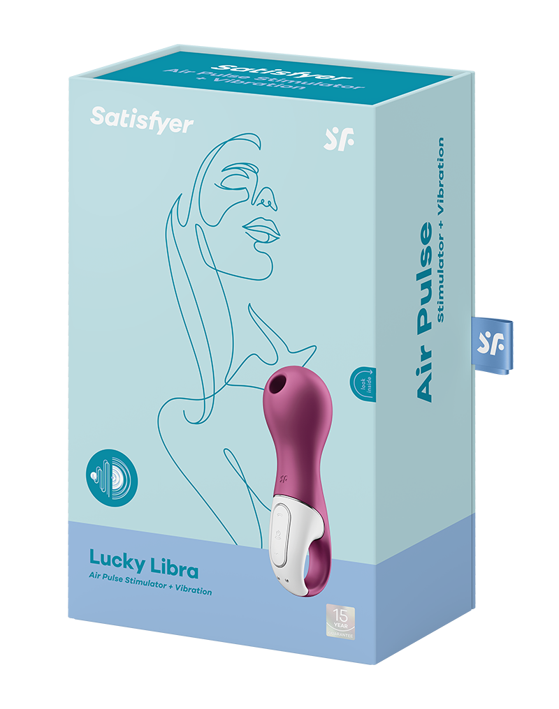 Вакуум-волновой бесконтактный стимулятор клитора Satisfyer Lucky Libra, сереневый