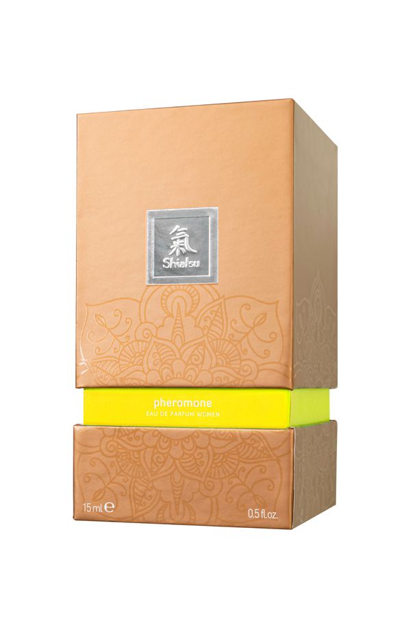 Духи с феромонами SHIATSU Pheromon fragrance woman green, женские, 15 мл.