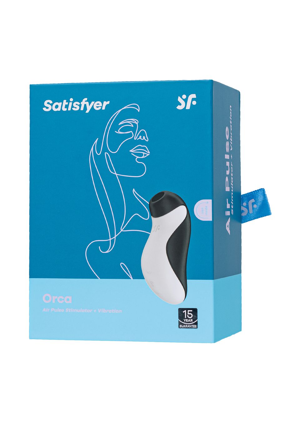 Вакуум-волновой стимулятор клитора Satisfyer Orca, черный