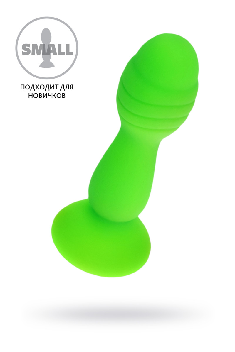Анальная втулка A-Toys Terg, силиконовая, зеленая, 10 см.