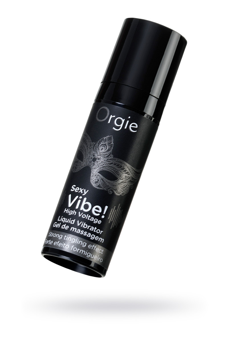 Жидкий вибратор ORGIE Sexy Vibe High Voltage с усиленным эффектом вибрации, 15 мл.