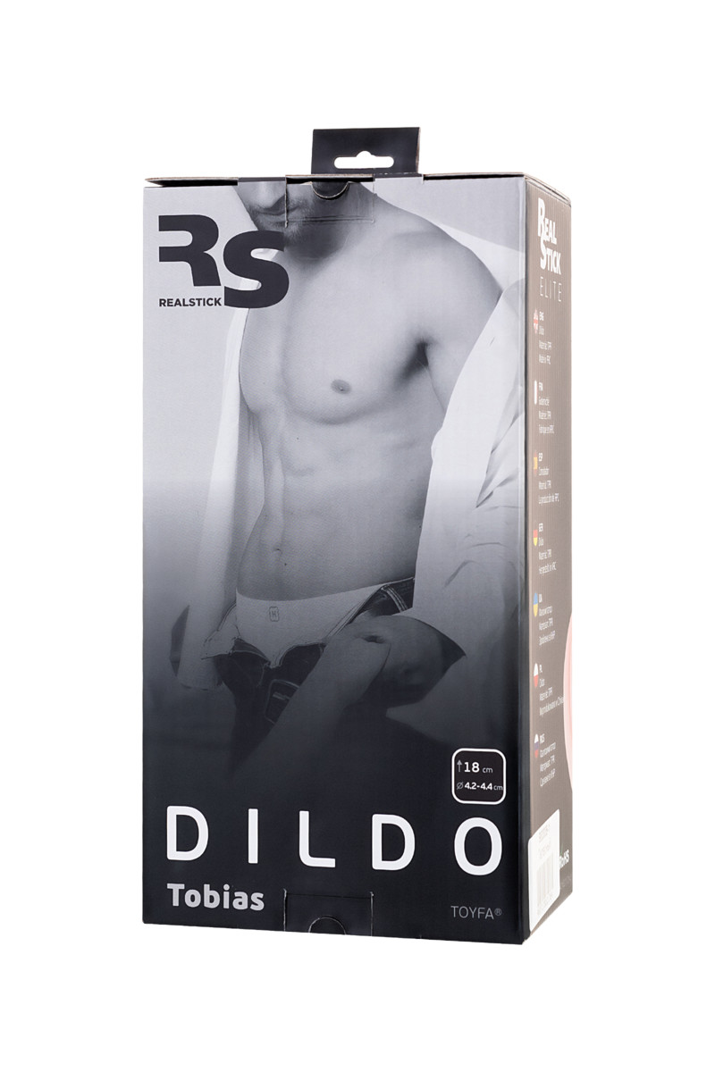 Фаллоимитатор RealStick Elite, Tobias, 18 см.