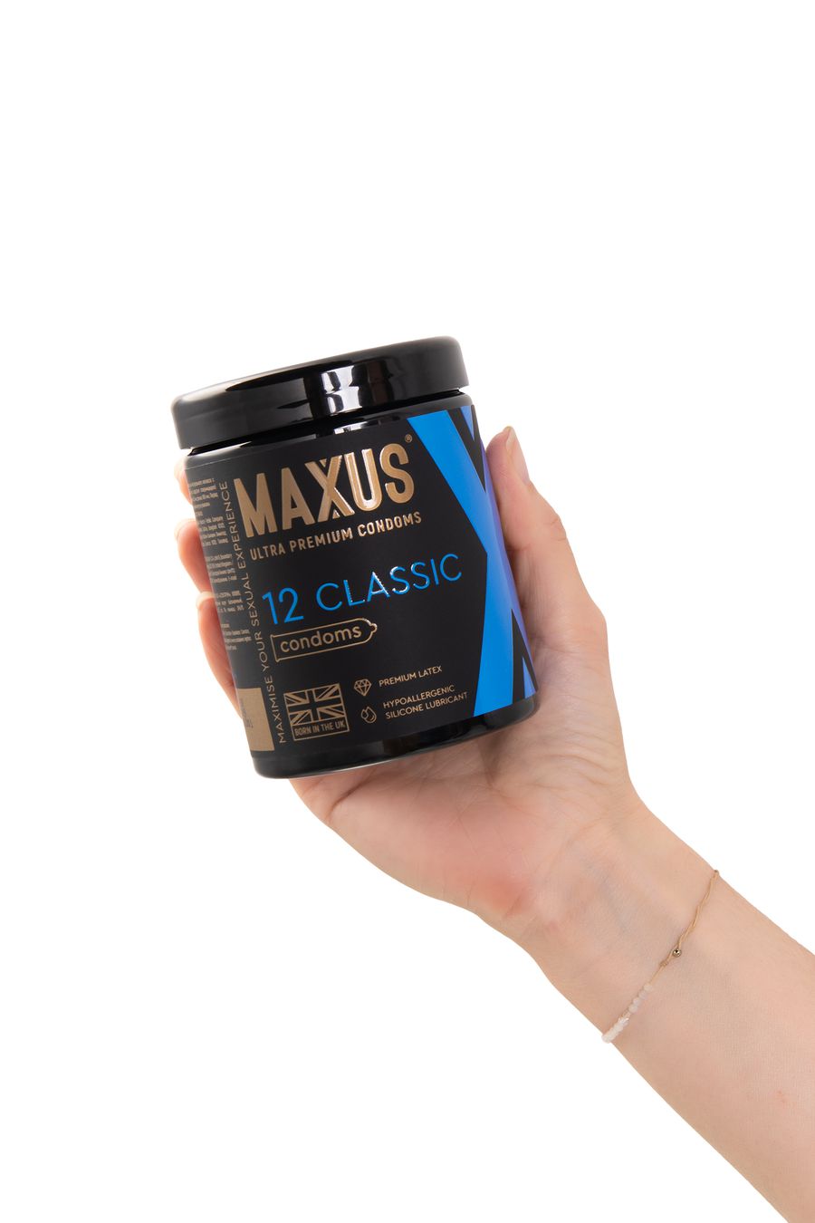 Презервативы MAXUS в большом пластиковом кейсе, CLASSIC классические (12шт.)