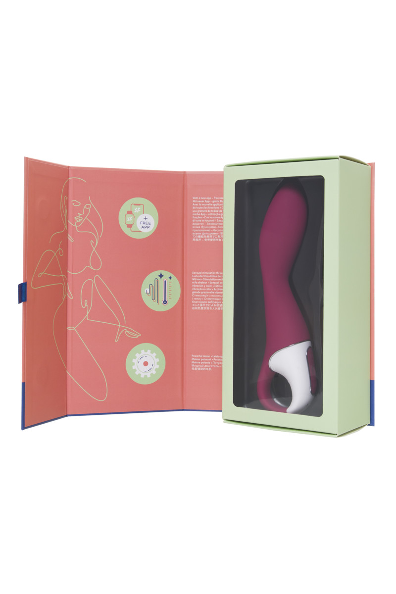 Вибратор Satisfyer Heated Thrill, красный