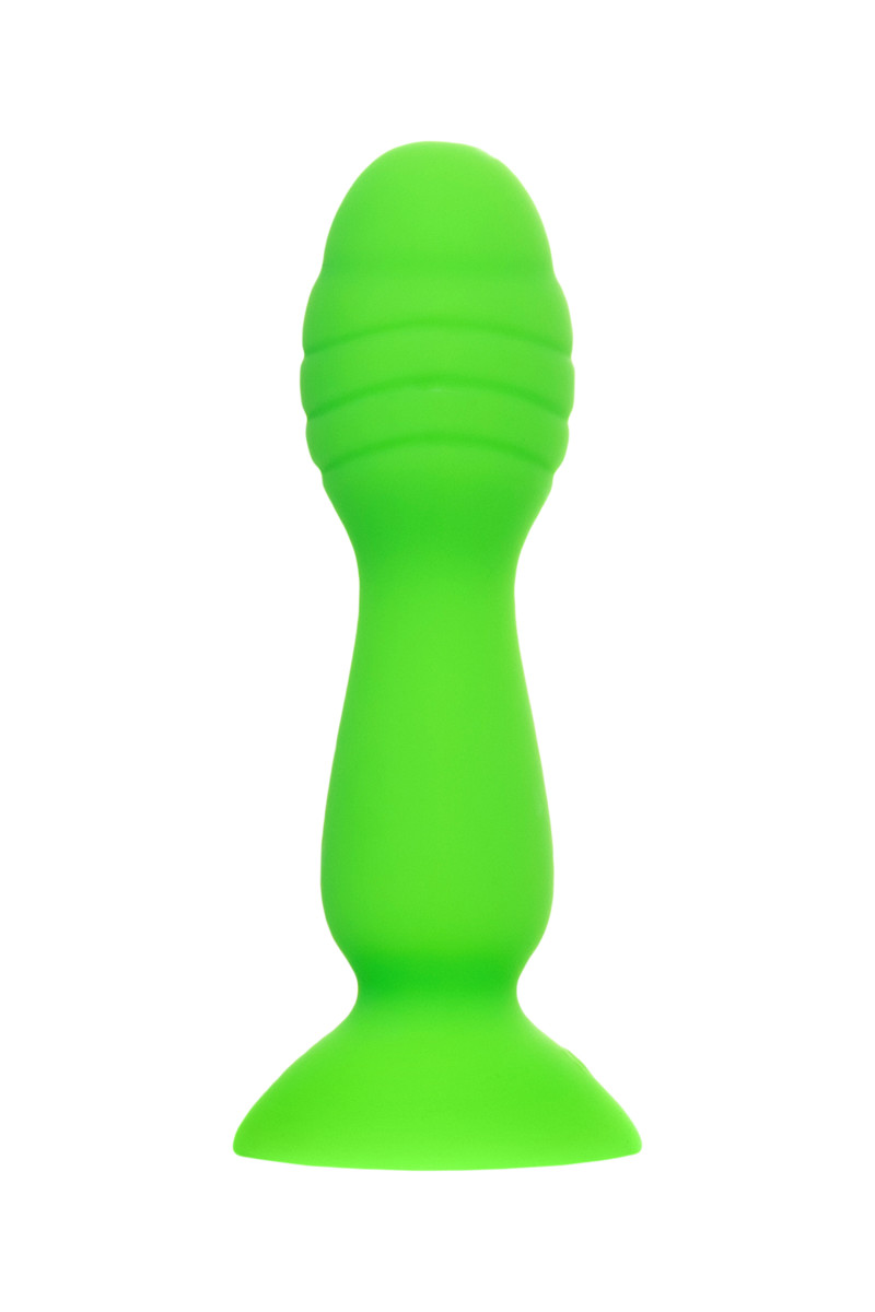 Анальная втулка A-Toys Terg, силиконовая, зеленая, 10 см.