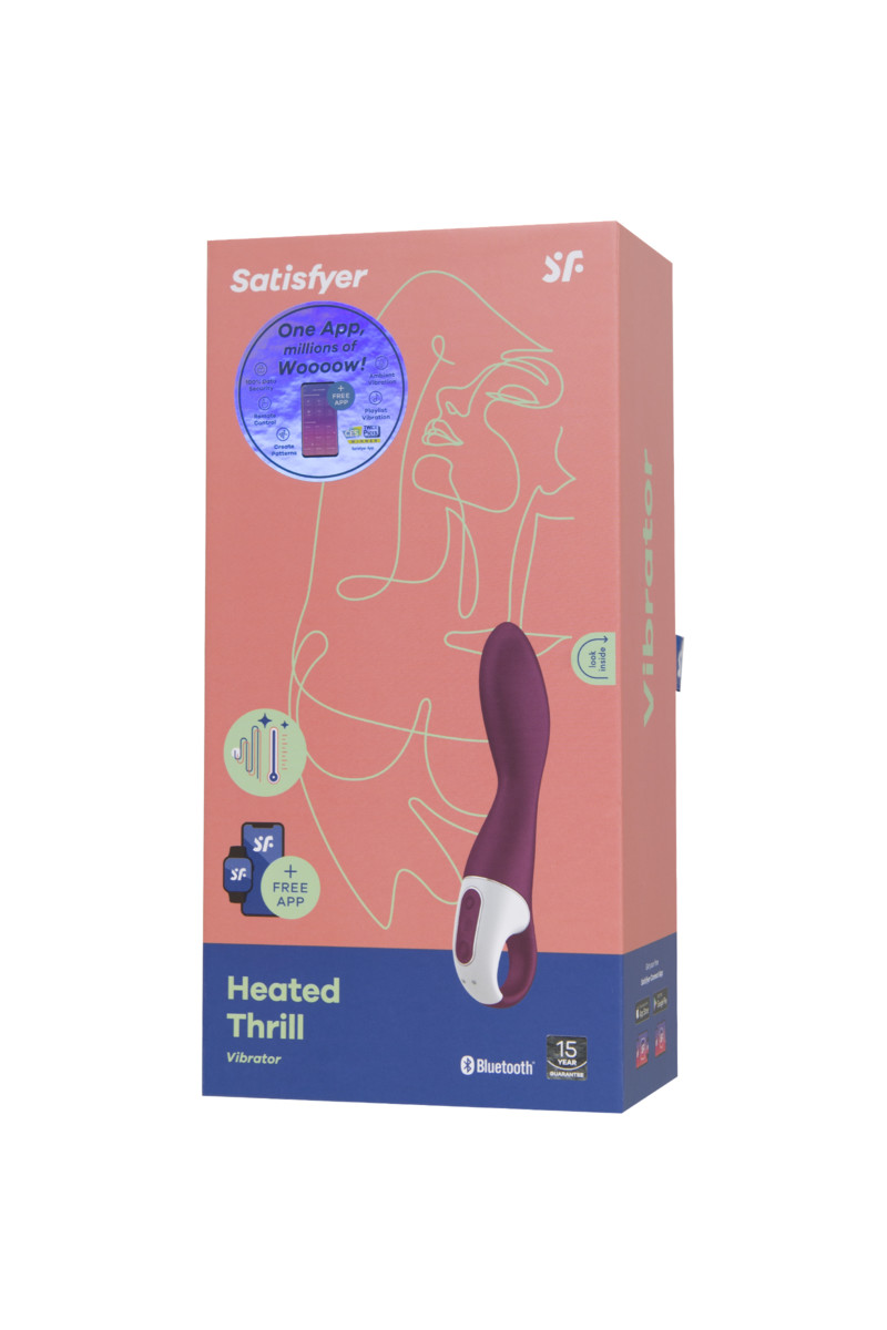 Вибратор Satisfyer Heated Thrill, красный