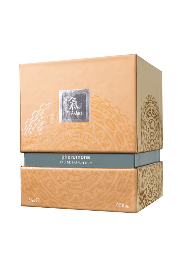 Духи с феромонами SHIATSU Pheromon fragrance man grey, мужские, 15 мл.