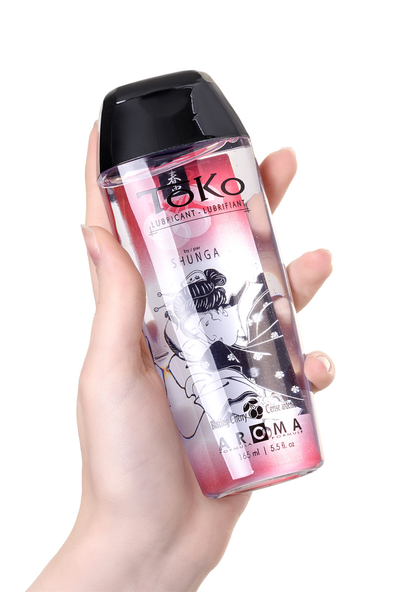 Лубрикант Shunga Toko Aroma на водной основе, вишня, 165 мл.
