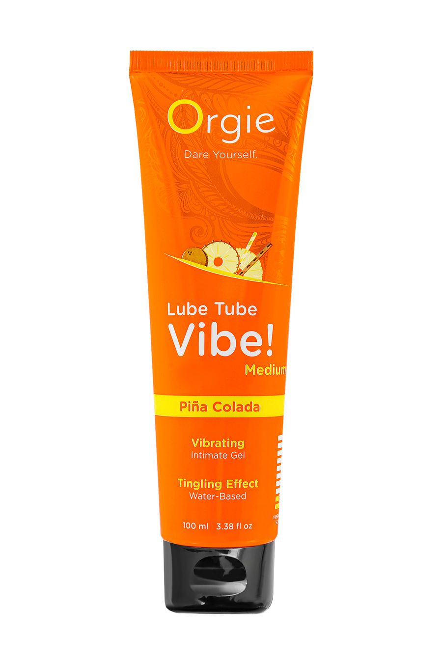 Лубрикант ORGIE Vibe! Pina Colada с вибрацией (medium), на водной основе, 100 мл.