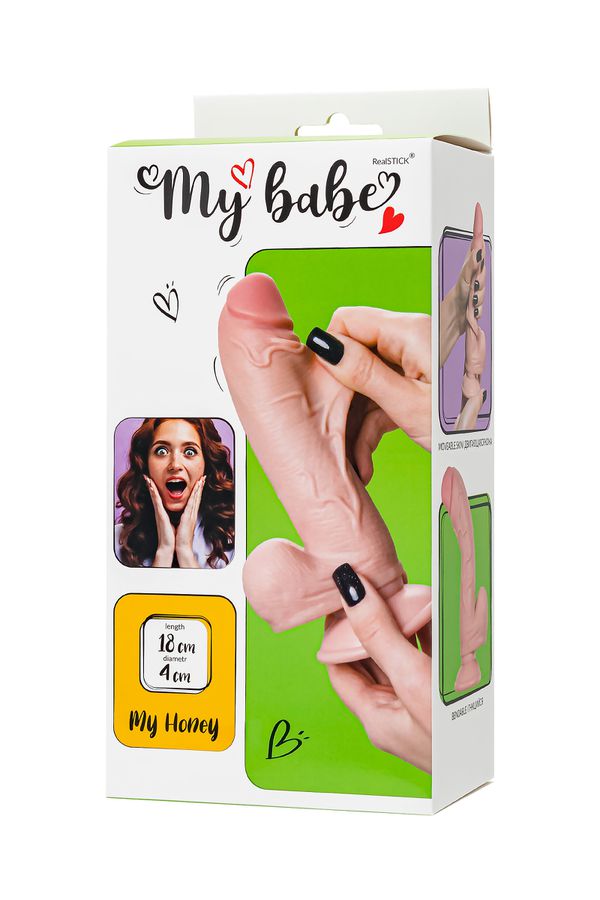 Фаллоимитатор My Babe My Honey, 18.0 см.