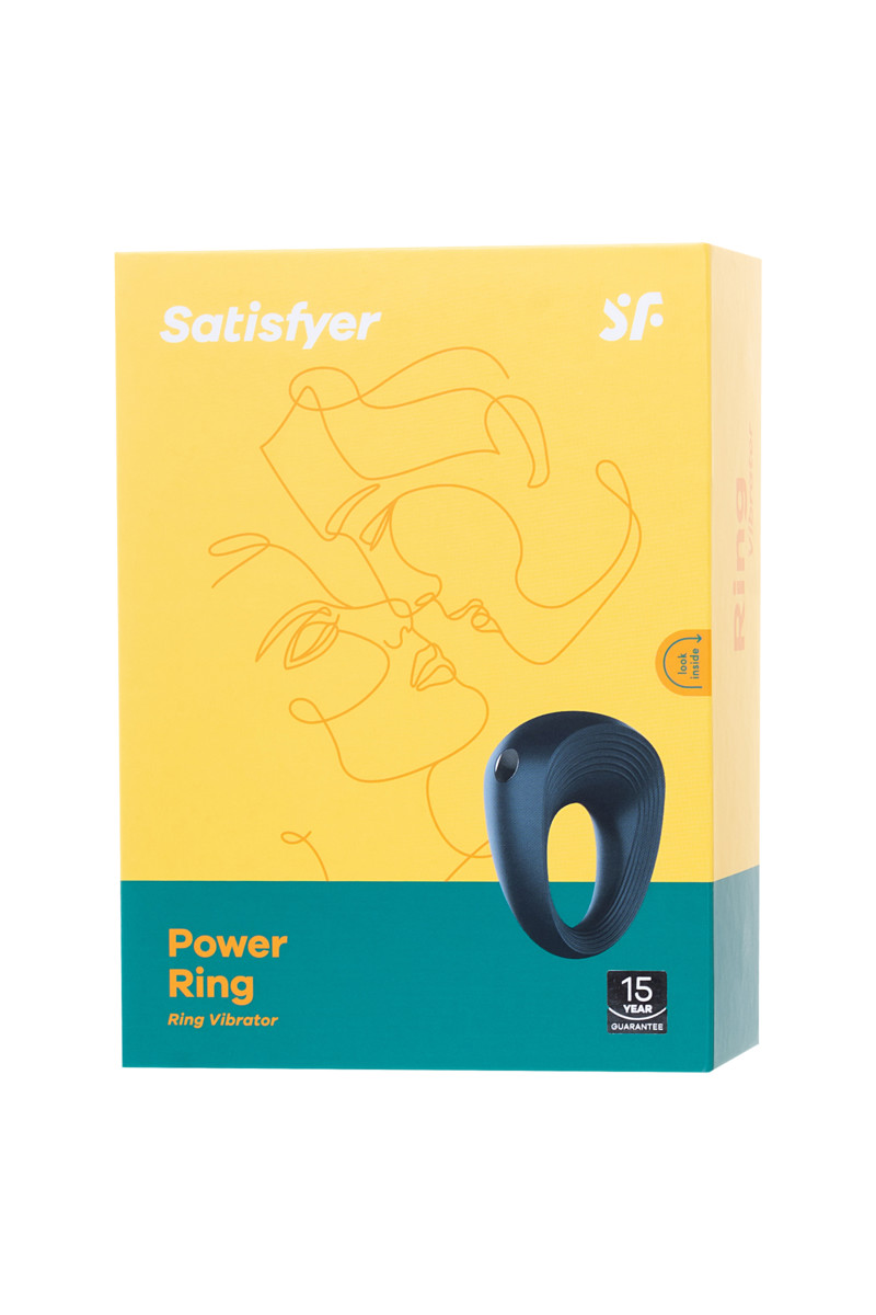 Эрекционное кольцо Satisfyer Power Ring, синее, 5.5