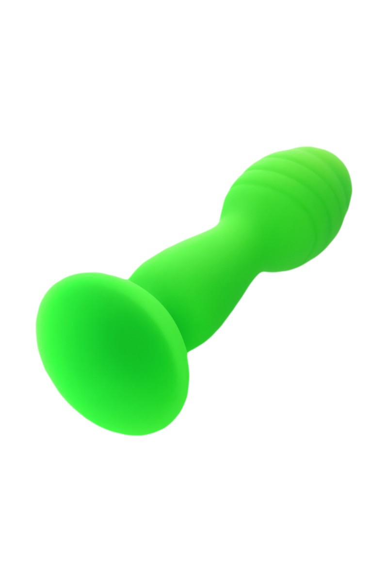 Анальная втулка A-Toys Terg, силиконовая, зеленая, 10 см.