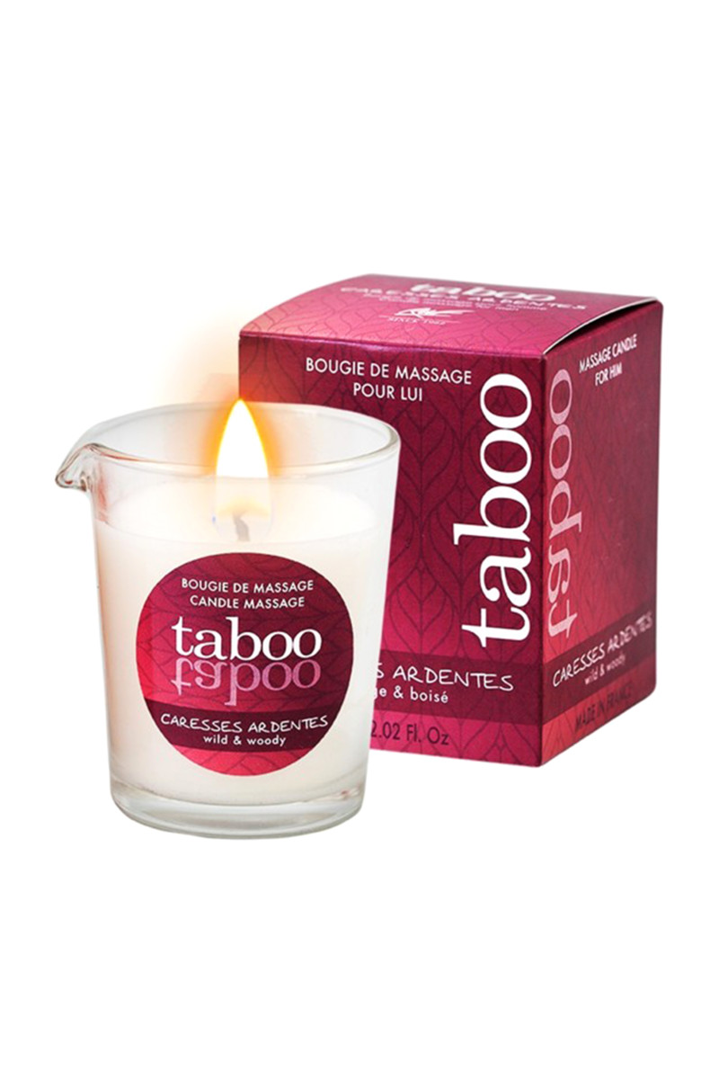 Массажное аромамасло с афродизиаками RUF Taboo, пламенные ласки, 150гр.