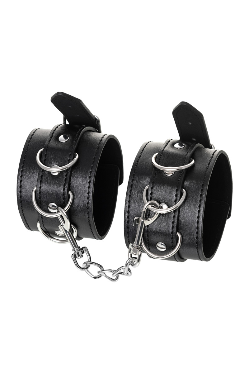 Поножи Anonymo 0153, PU кожа, черные